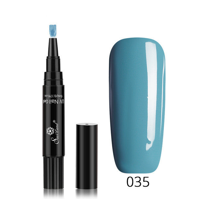 3 In 1 Gel Nail Varnish Pen Glitter One Step Nail Art Gel Polish Hybrid 3 In 1 Gel Nail Varnish Pen Glitter One Step Nail Art Gel Polish Hybrid